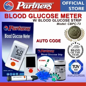 Partners Glucoleader Value Blood Glucose Meter Model: CBPC-73